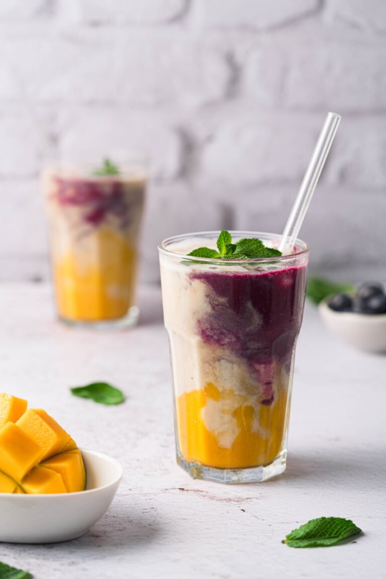 Mango-Heidelbeer-Smoothie